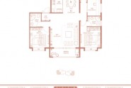 C1户型四室两厅两卫154.31㎡