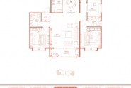 C1户型四室两厅两卫154.31㎡