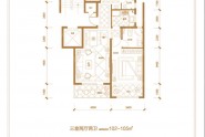 三室两厅两卫约102-105㎡