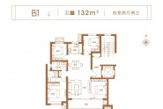 B1户型 四室两厅两卫